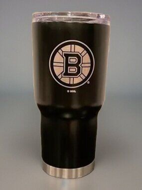 NHL Boston Bruins Laser Engraved Tumbler 30oz NEW